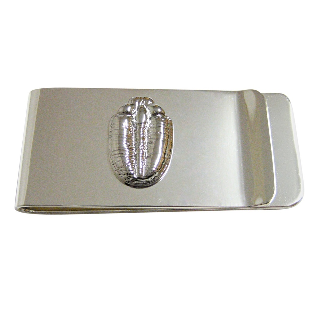 Silver Toned Trilobite Design Money Clip